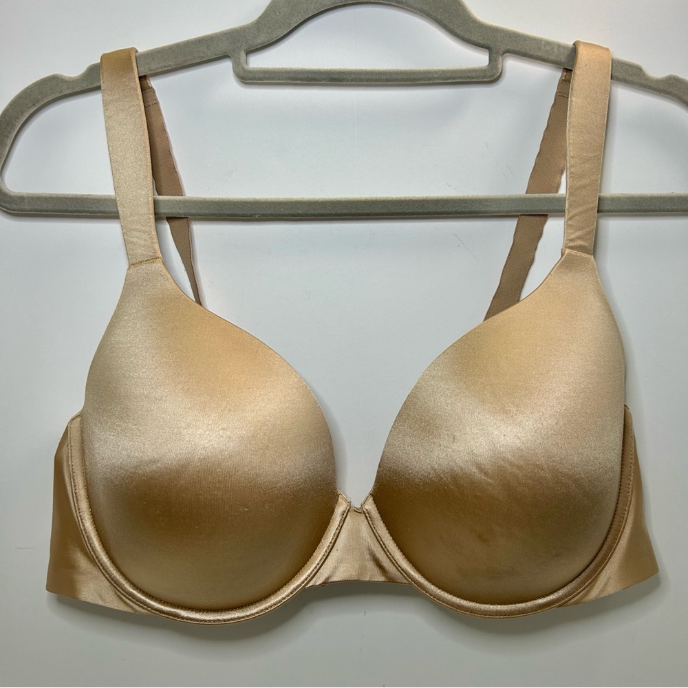 SOMA Enhancing Shape Full Coverage Neural Tan Adjustable Strap Bra 42C